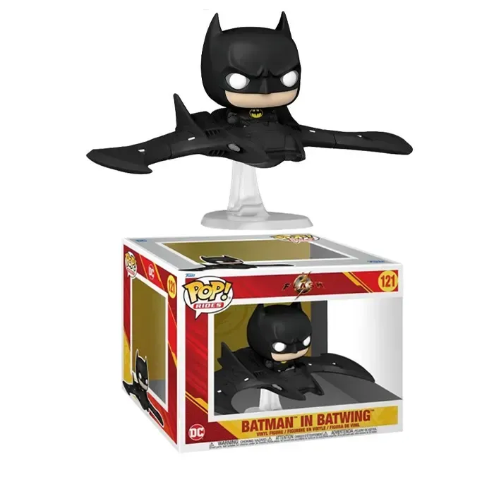 Shop Funko Pop Ride Super Deluxe The Flash Batman In Batwing Dc