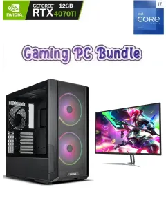 Lian Li Lancool 216 RGB Mid Tower Gaming Pc With Gaming Monitor Bundle Offer