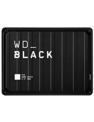 WD Black P10 Game Drive Portable External Hard Drive 2TB (PS4/Xbox/Pc/Mac) - Black