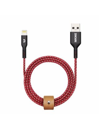 Zendure -  Kevlar SuperCord iPhone Cable-Red
