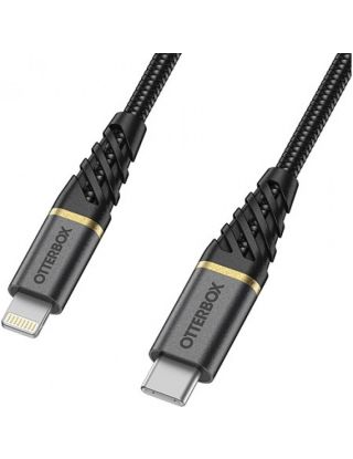 OtterBox Premium Lightning To USB-C Cable 2-Meters - Black