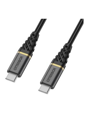 OtterBox Premium USB-C to USB-C Cable 2-Meters - Black