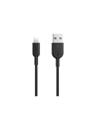 Anker Powerline II USB-A to Lightning Cable (0.9/3ft) - Black