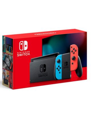 Nintendo Switch with Neon Blue and Neon Red Joy‑Con (NEW)