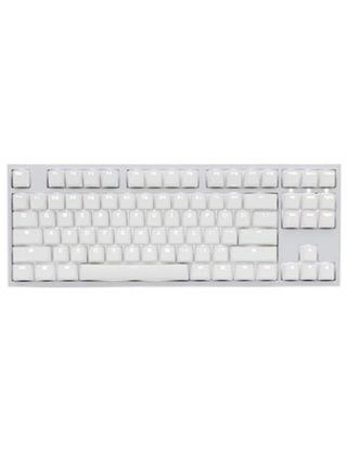 DUCKY CHANNEL ONE 2 MINI WHITE CASE GAMING KEYBOARD - MIX CHERRY RGB RED