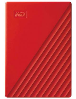 WD MY PASSPORT HDD AUTO BACKUP PASSWORDPROTECTION 4TB - RED