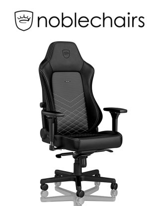 Noblechairs HERO Gaming Chair - Black/Platinum White - 434520