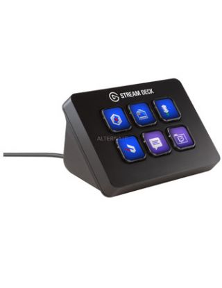Elgato Stream Deck Mini keyboard USB Black, Keypad (black, Mini, Wired, USB, Black)