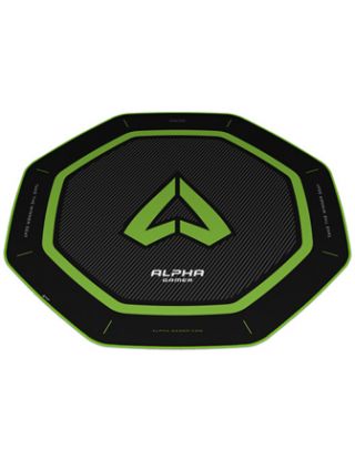 Alpha Gamer Octan Gaming Chair Mat 120 cm- Green