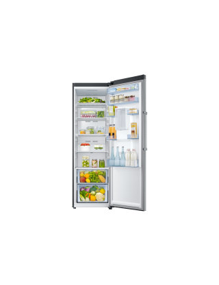 Samsung Upright Refrigerator with Digital Inverter Technology, 375 L Single Door Refrigerator Silver