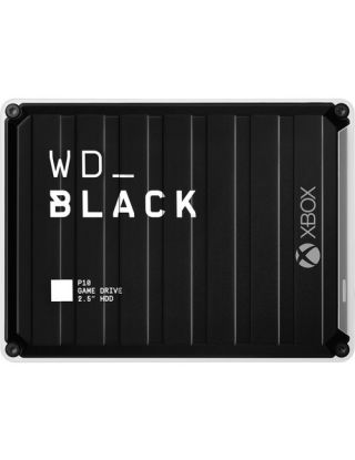 Xbox WD Black P10 Game Drive Portable External Hard Drive 5TB - Black