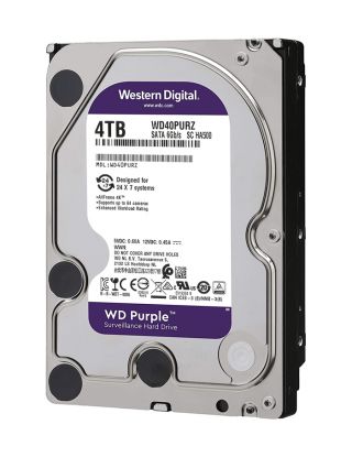 Western Digital 4TB WD Purple Surveillance Internal Hard Drive (WD40PURZ)