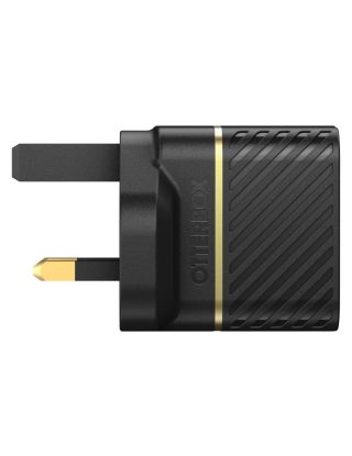 OtterBox UK Wall Charger 30 Watts GaN – 1X USB-C 30W USB-PD - Black