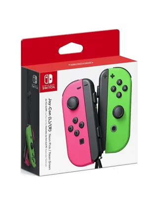 Nintendo Switch Joy-Cons - Neon Pink & Neon Green