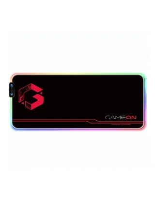 GAMEON Gaming Mousepad With RGB Lighting (900x400x3mm) - Red Edition