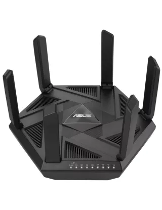 Asus RT-AXE7800 Tri-Band WiFi 6E Gaming Router - Black