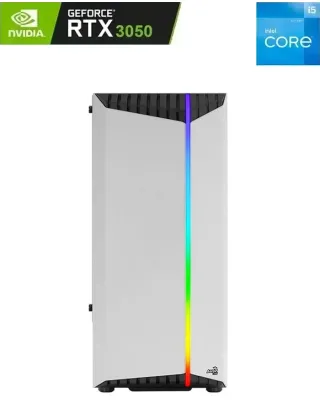 Aerocool Bionic Rgb Intel Core I5-12400f (12th Gen) Mid Tower Gaming Pc - White