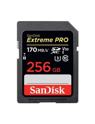 SanDisk Extreme PRO SDXC UHS-I Memory Card 256GB (170MB/s)