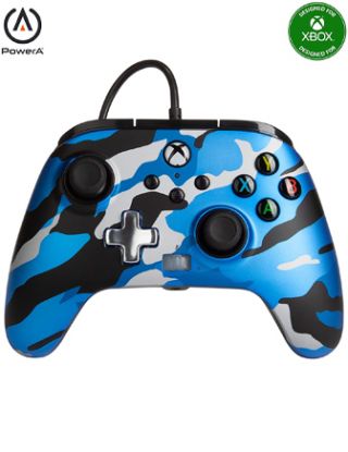 ENHANCED WIRED CONTROLLER METALLIC CAMO BLUE (Xbox One / Series X)