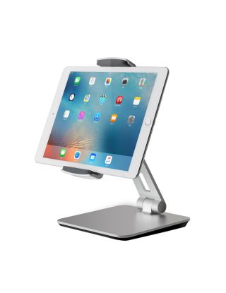 UPERGO AP-7XN Aluminum Alloy Adjustable Phone And Tablet Stand/Holder For upto 14" iPad And Tablet - Silver