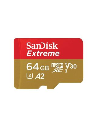 SanDisk Extreme MicroSDXC UHS-I Card - 64GB