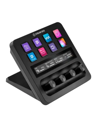 Elgato - Stream Deck + Full-size Wired USB Keypad - Black