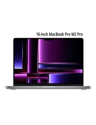 Apple MacBook Pro 16-inch M2 Pro, 12 core CPU, 19 core GPU, 16GB Unified Memory, 1TB SSD (Arabic) - Space Gray