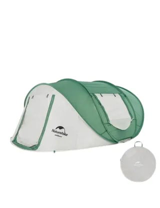 Naturehike 3-4 Hand Pop Up Automatic Tent - Green&grey