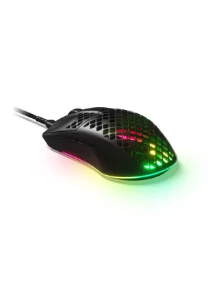 SteelSeries AEROX 3 (2022 Edition) RGB Wired Gaming Mouse - Onyx