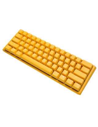 Ducky One 3 Mini 60% Hotswap RGB Double Shot PBT QUACK Mechanical Keyboard - Yellow (Cherry RGB Red)