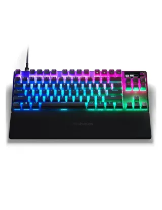 SteelSeries Apex Pro TKL (2023) Wired RGB Mechanical Gaming Keyboard (US Layout) - Black