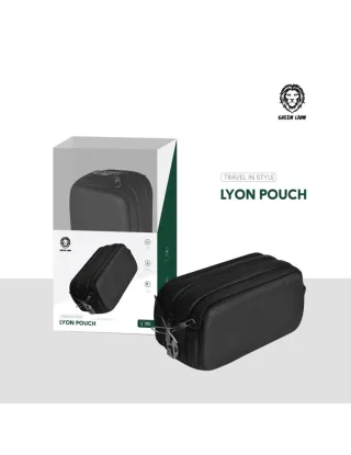 Green Lion Lyon Travel Pouch - Black