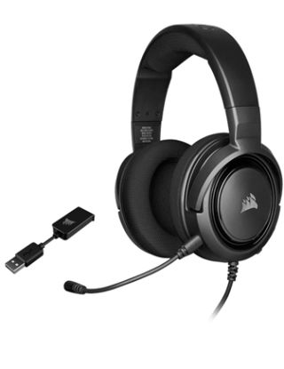 Corsair HS45 SURROUND Stereo Gaming Headset - Carbon