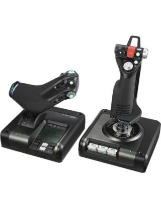 Logitech X52 Professional H.O.T.A.S. Part-Metal Throttle And Stick Simulation Controller