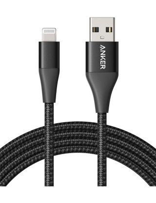 Anker Powerline + II With Lightning Connector (1.8m/6ft) - Black