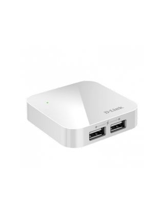 D-Link (DUB-H4) 4-Port USB 2.0 Hub - White