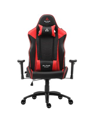 Alpha Gamer SCORPIUS Series Gaming Chair - BLACK - RED (AGSCORPIUS-BK/RED)