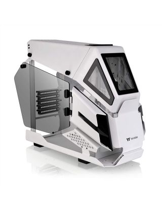 Thermaltake AH T200 Snow Helicopter Styled Open Frame Tempered Glass Gaming Case