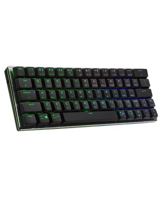 Cooler Master SK622 60% Mechanical Keyboard (Clicky Mechanical Switch) - Low Profile RGB Blue