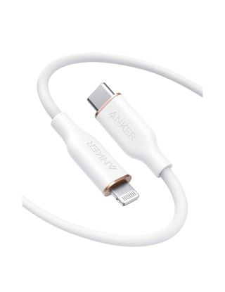 Anker Powerline III Flow USB-C To Lightning (0.9/3ft) - White