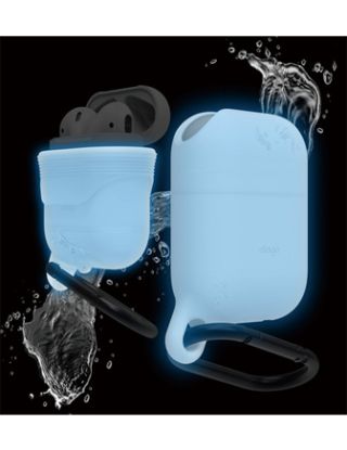 Airpods Waterproof Hang Case - Nightglow Blue
