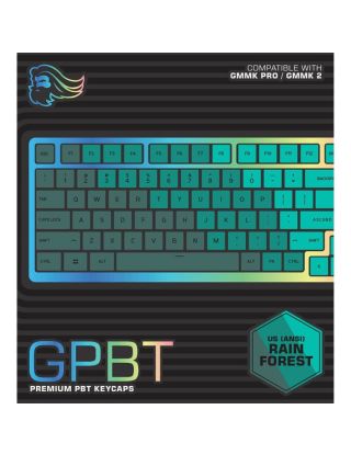 Glorious Premium PBT Key Caps - Rain Forest