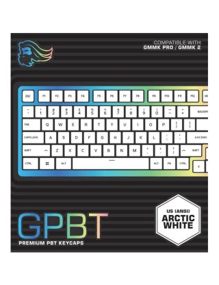Glorious Premium PBT Key Caps - White