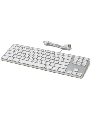 Matias Wired Aluminum Tenkeyless Keyboard For Pc - Silver