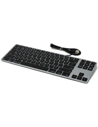 Matias Wired Aluminum Tenkeyless Keyboard For Pc - Space Gray