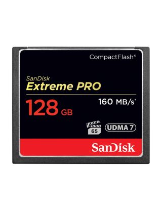 SanDisk Extreme Pro CompactFlash Memory Card 128GB (160MB/s)