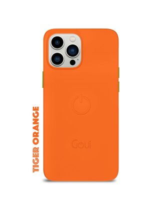 Goui Magnetic Cover For iPhone 13 Pro -  Tiger Orange
