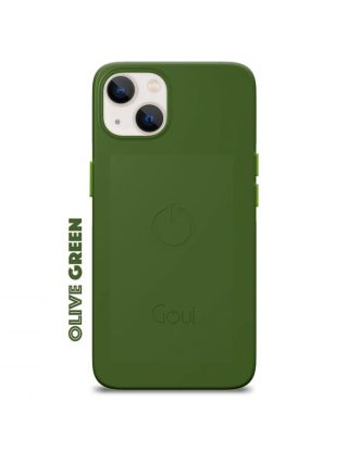 Goui Magnetic Cover For iPhone 13 - Olive Green