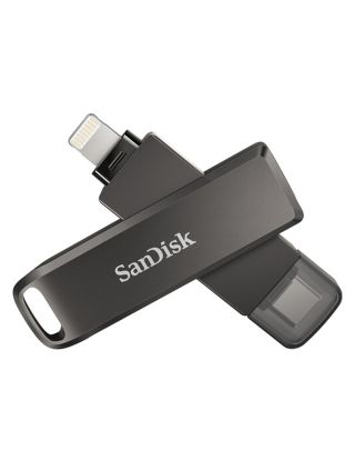SanDisk iXpand Flash Drive Luxe for iPhone and USB Type-C Devices -64GB (SDIX70N-064G-GN6NN)