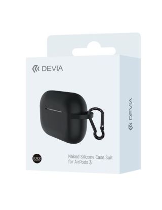 Devia Naked Silicon Case for Airpods 3 - Black